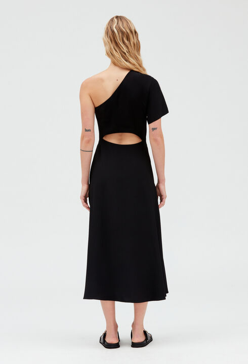 Robe midi asymétrique
