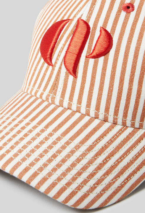 Striped Monogram Cap CP