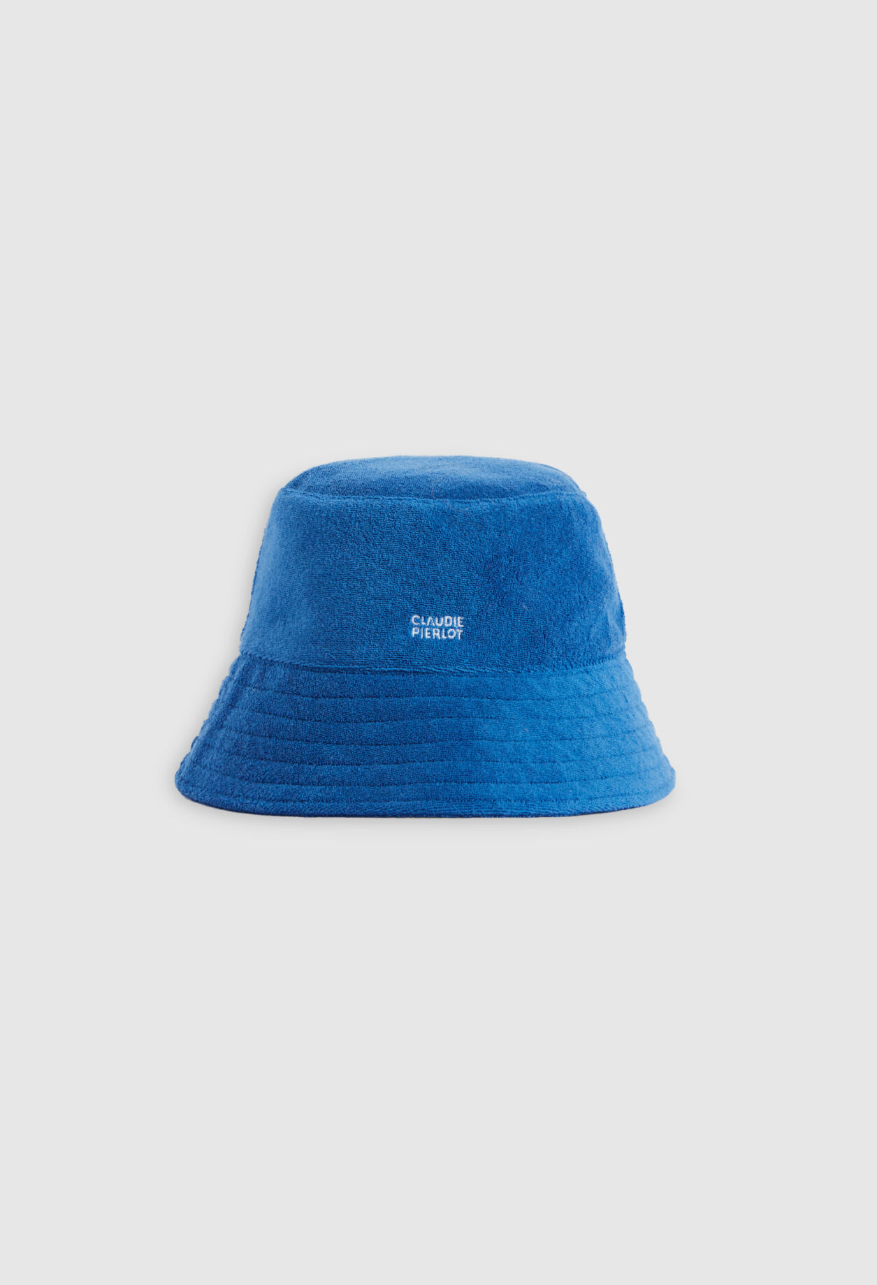 Blue terry bucket hat
