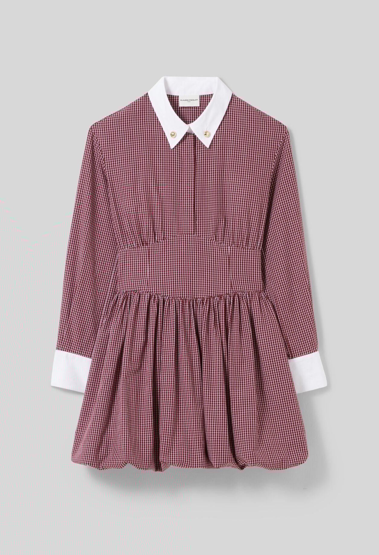 Robe courte carreaux