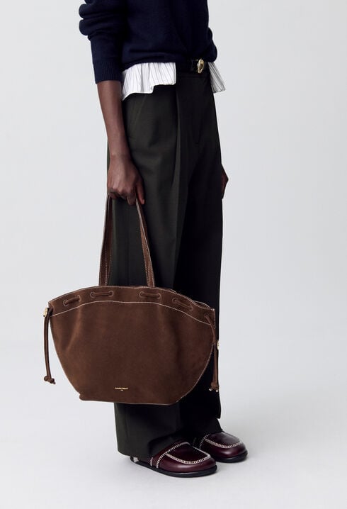 Sac Alban cuir suède