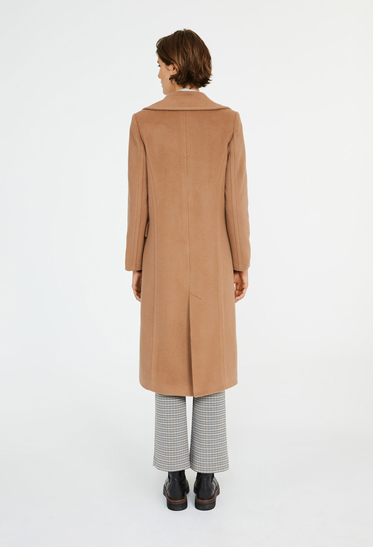 Manteau long croisé