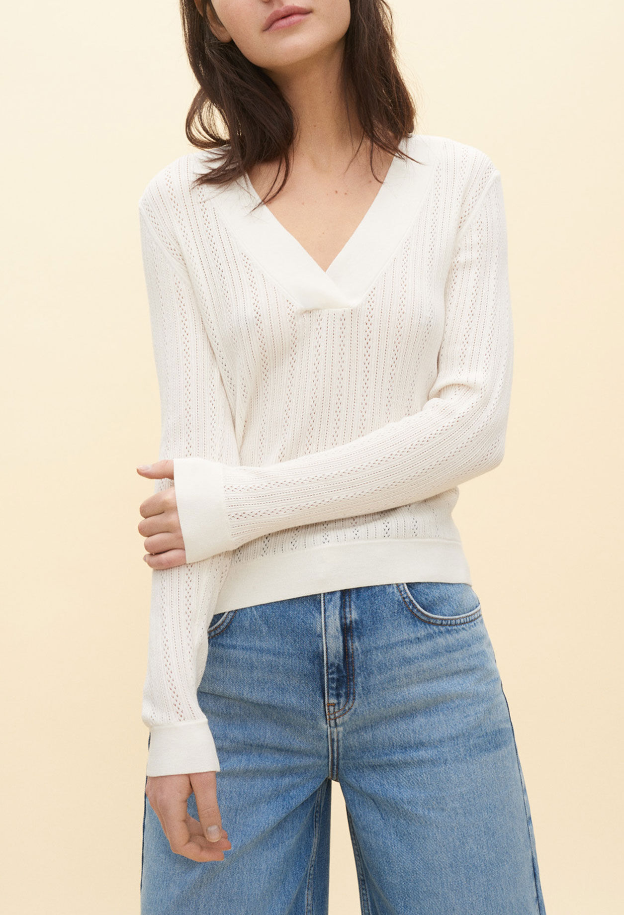 Pull à col V