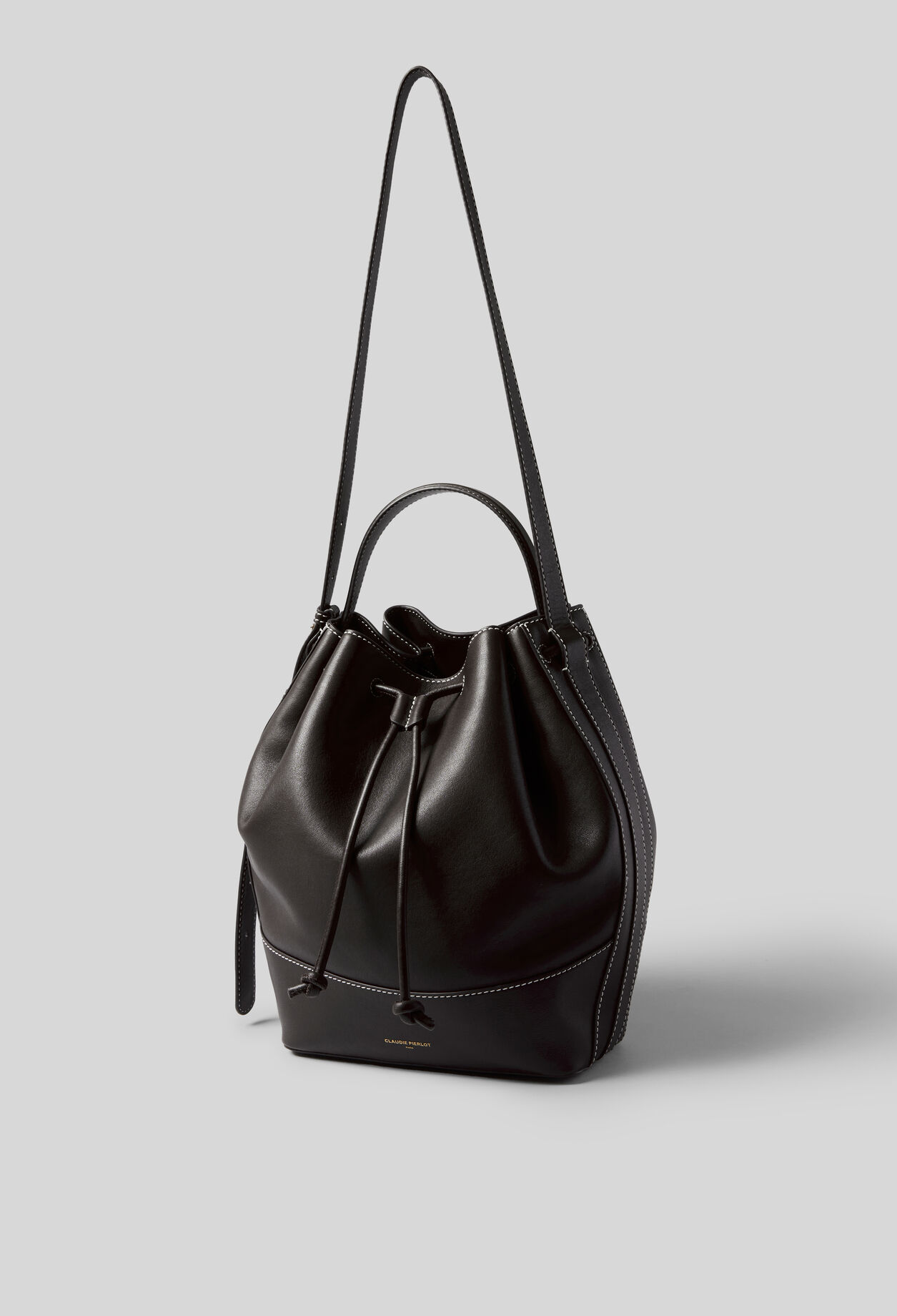 Grand sac seau cuir