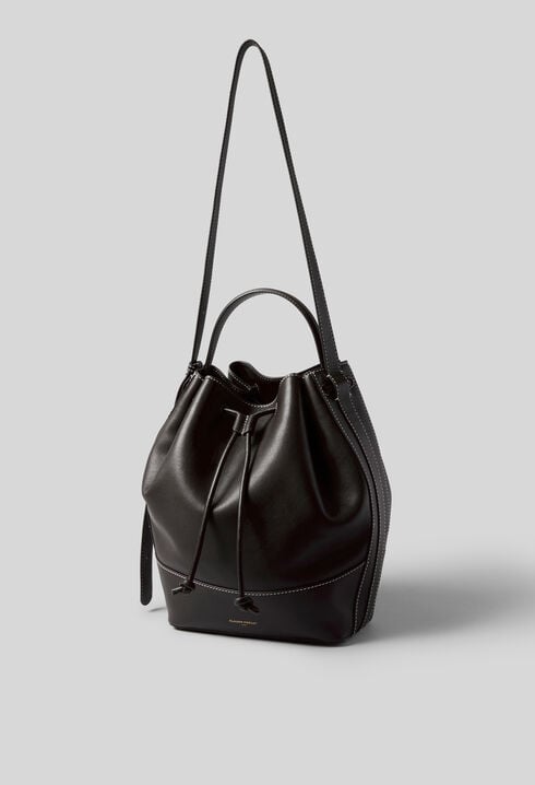 Grand sac seau cuir