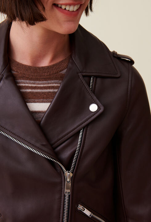 Smooth leather jacket 