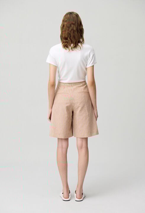 Short rayé