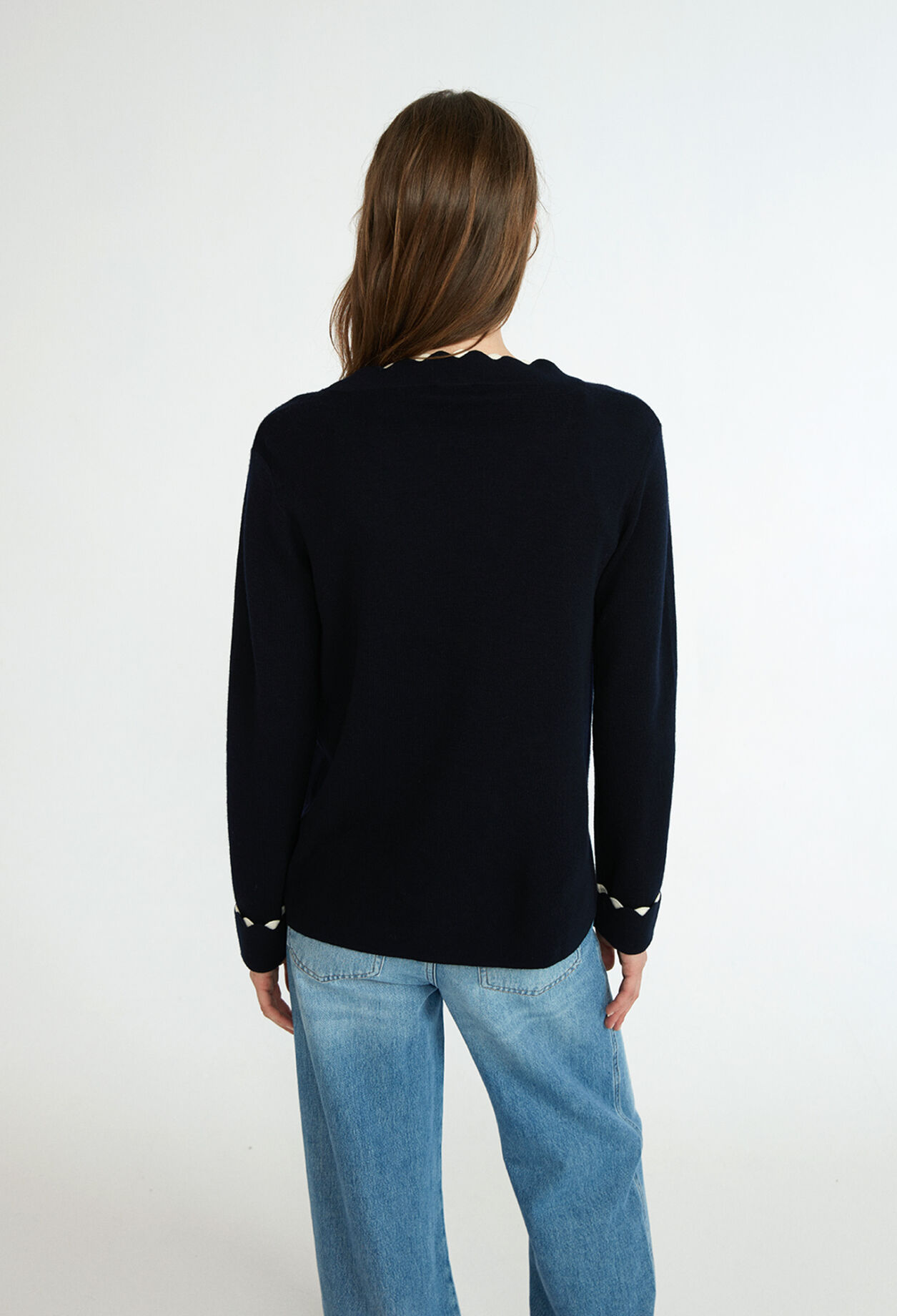 Wool cardigan