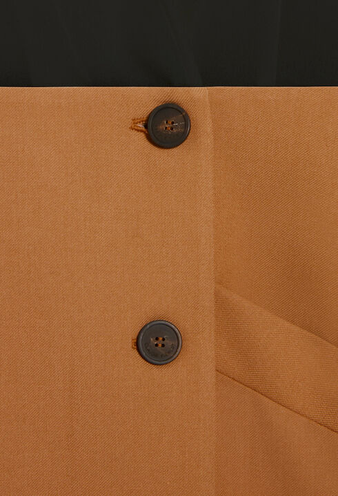 Robe tailleur courte bicolore