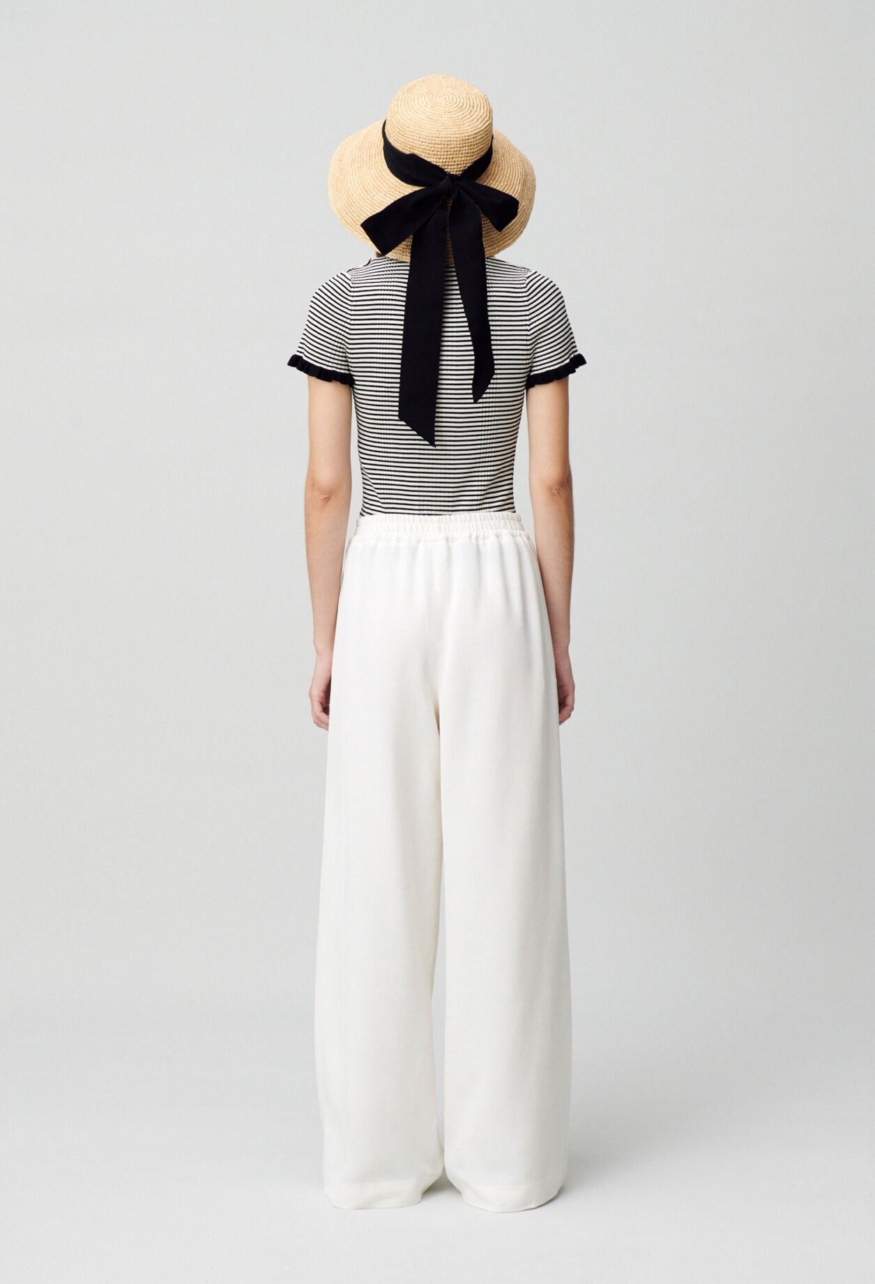 Elasticated fluid trousers