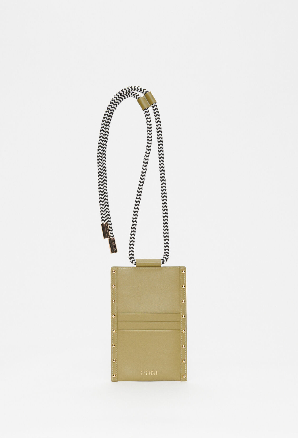 Eco-friendly leather drawstring pouch