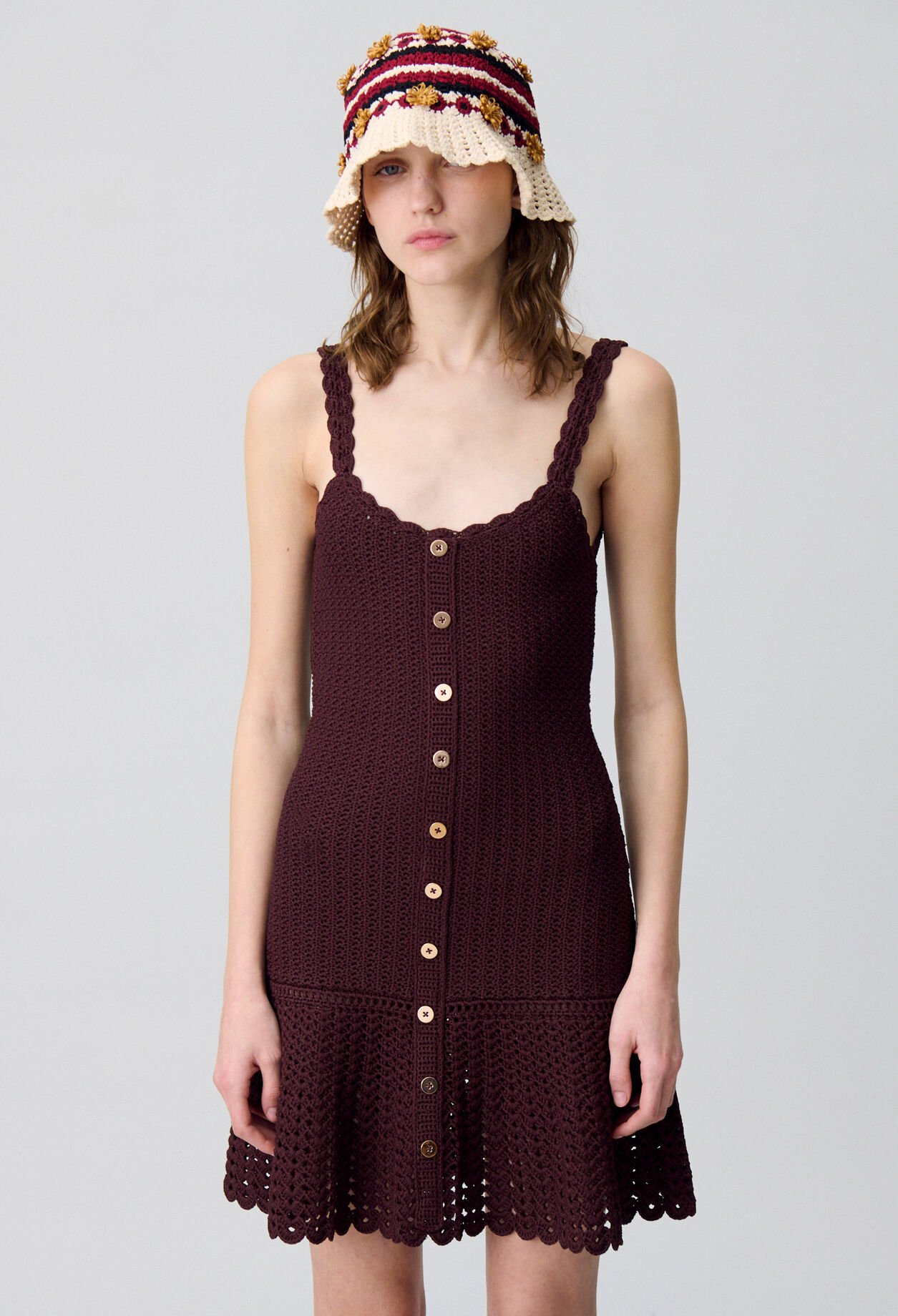 Crochet Mini Dress