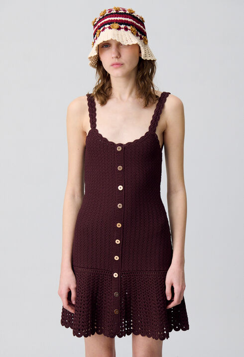 Crochet Mini Dress