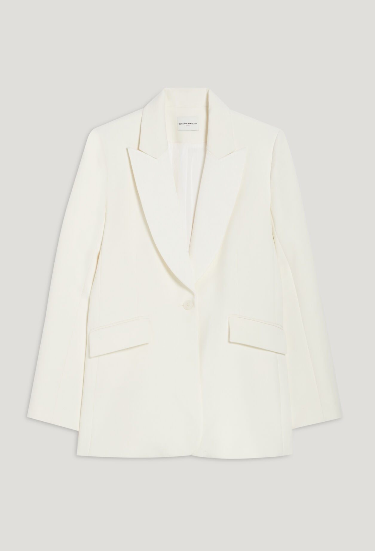 Veste tailleur bimatières