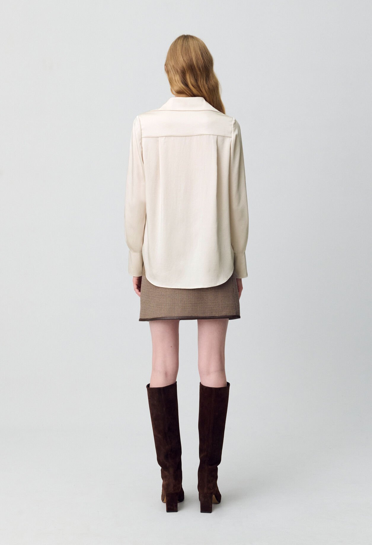 Blouse fluide plissée