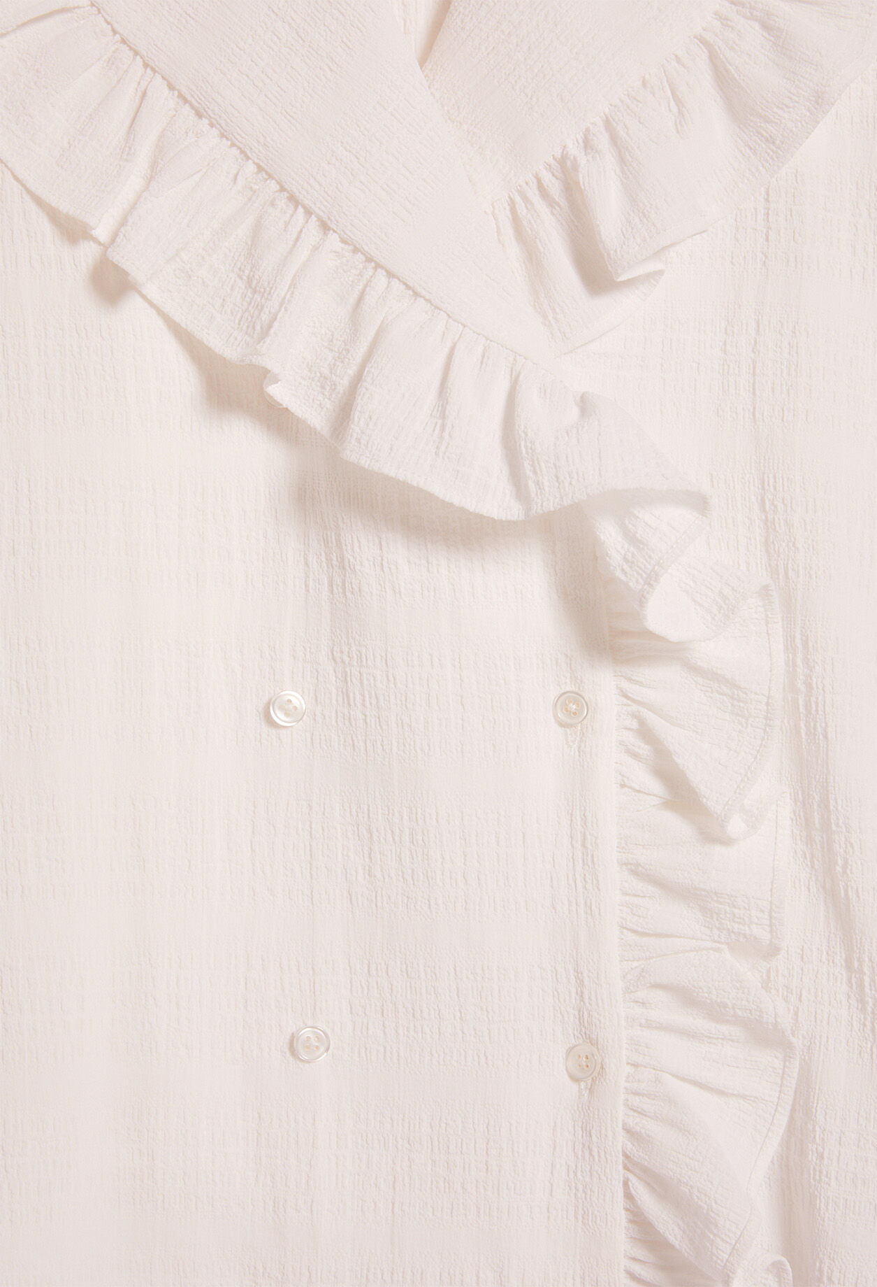 Blouse with lapel collar