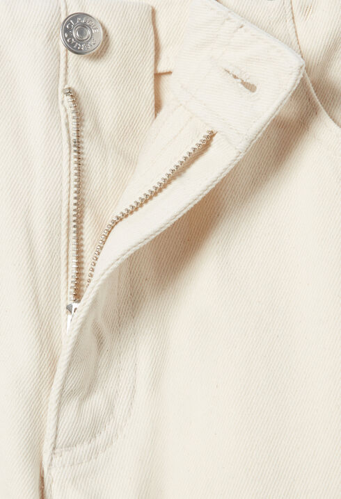 Jean denim coton écru