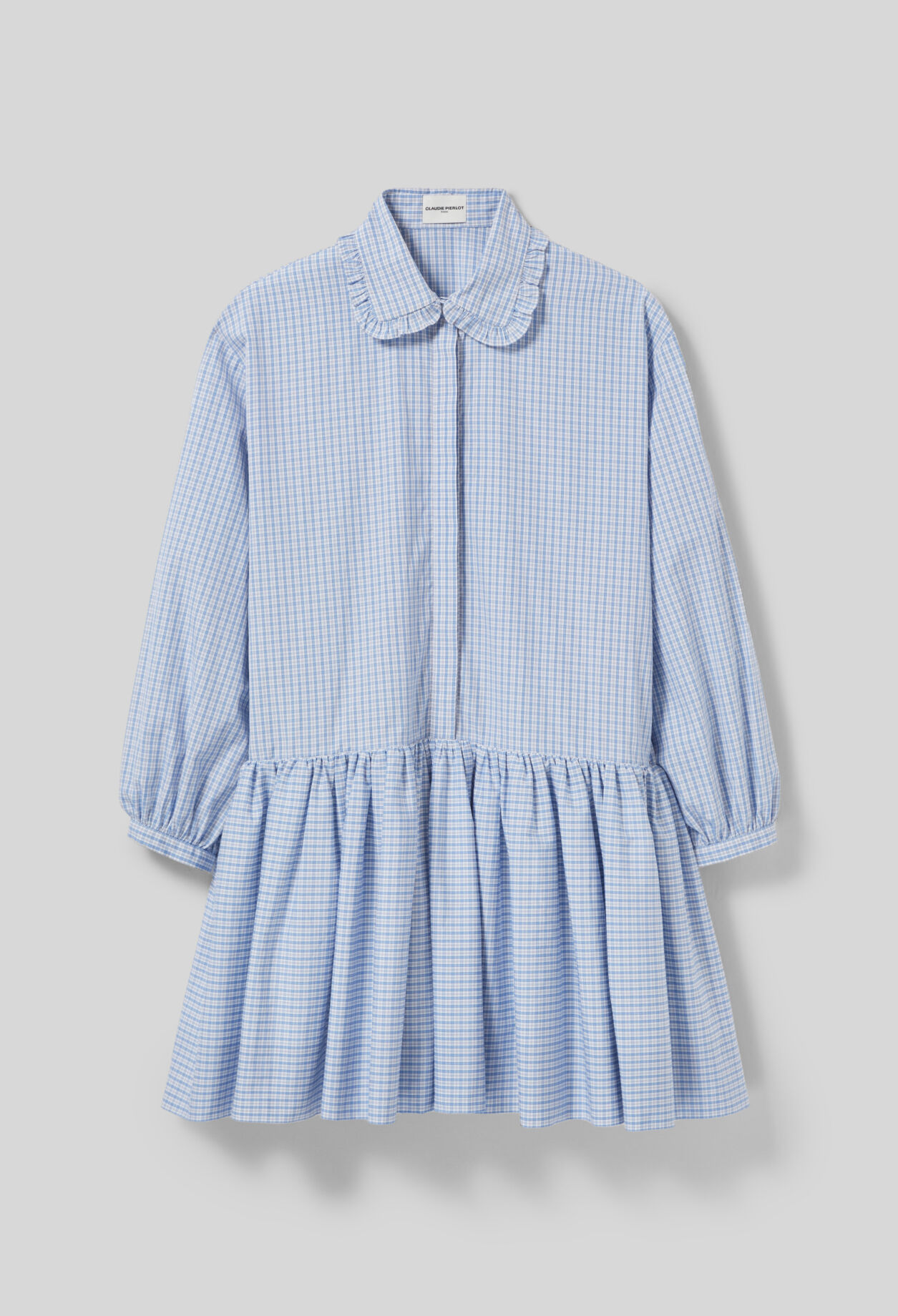 Robe babydoll à carreaux