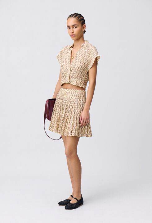 Chemise fluide courte