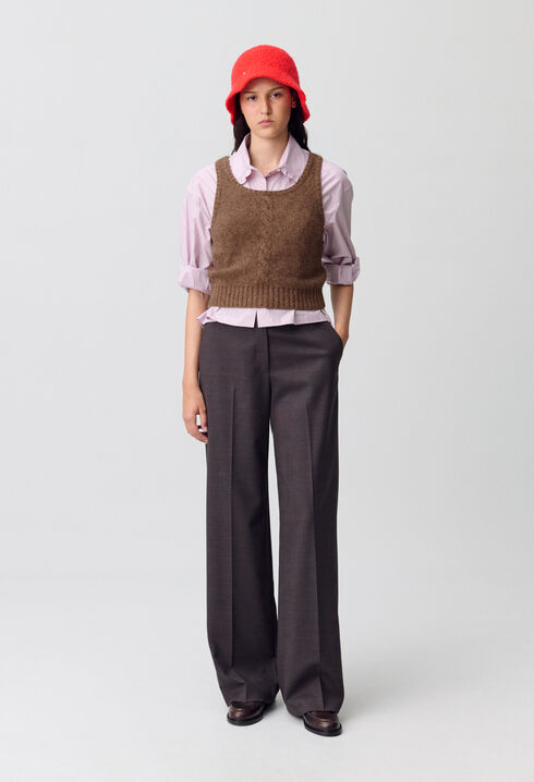 Top maille fine