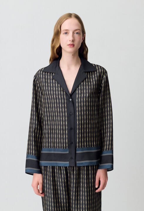 Chemise soie fluide