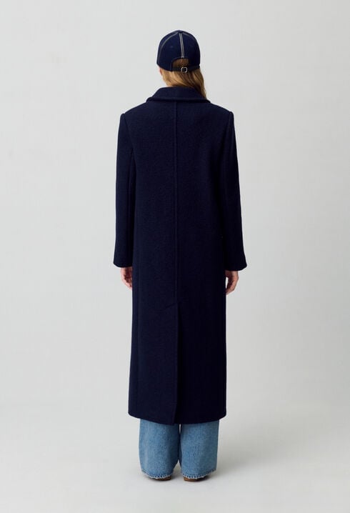 Manteau long droit