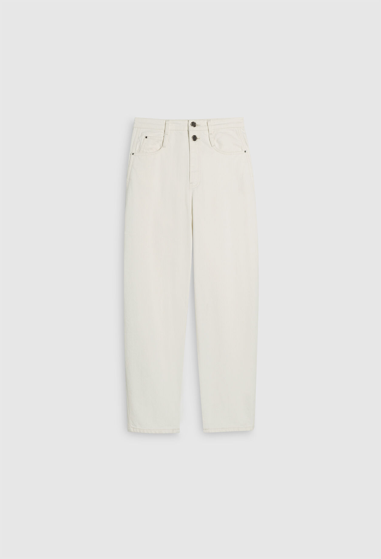 Jean en coton blanc