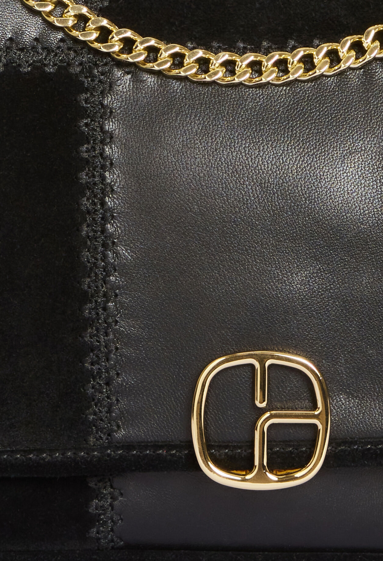 Black leather Angelo bag