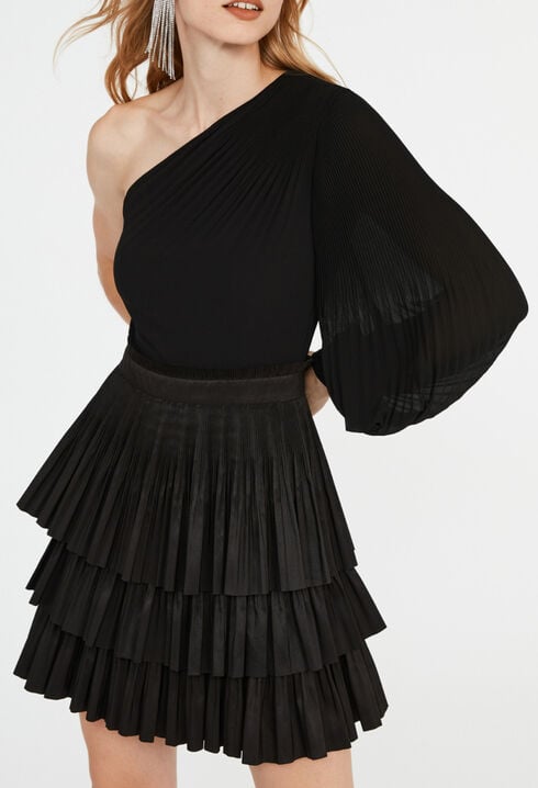 Robe patineuse asymétrique