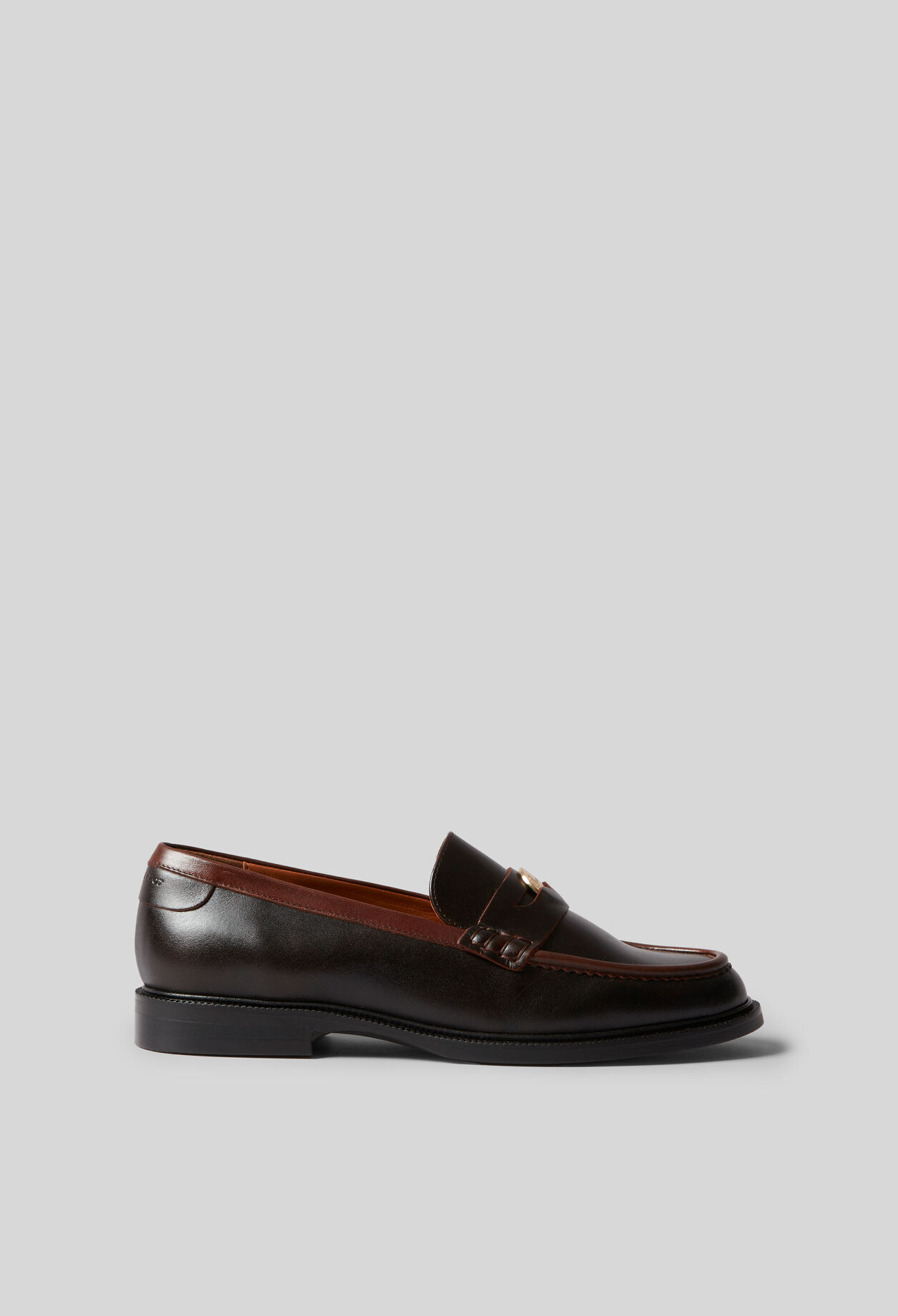 Mocassins cuir chocolat