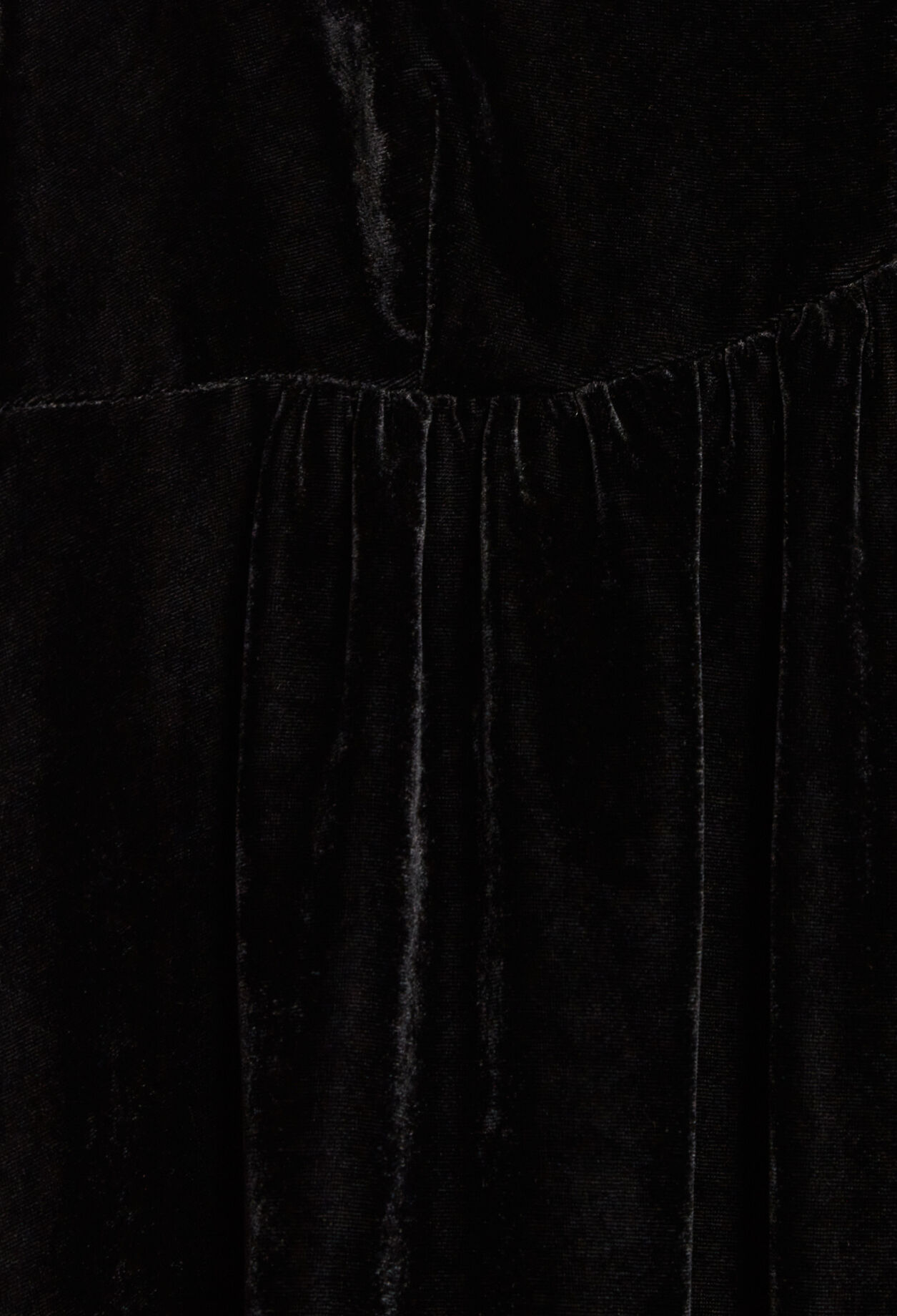 Robe courte velours noir