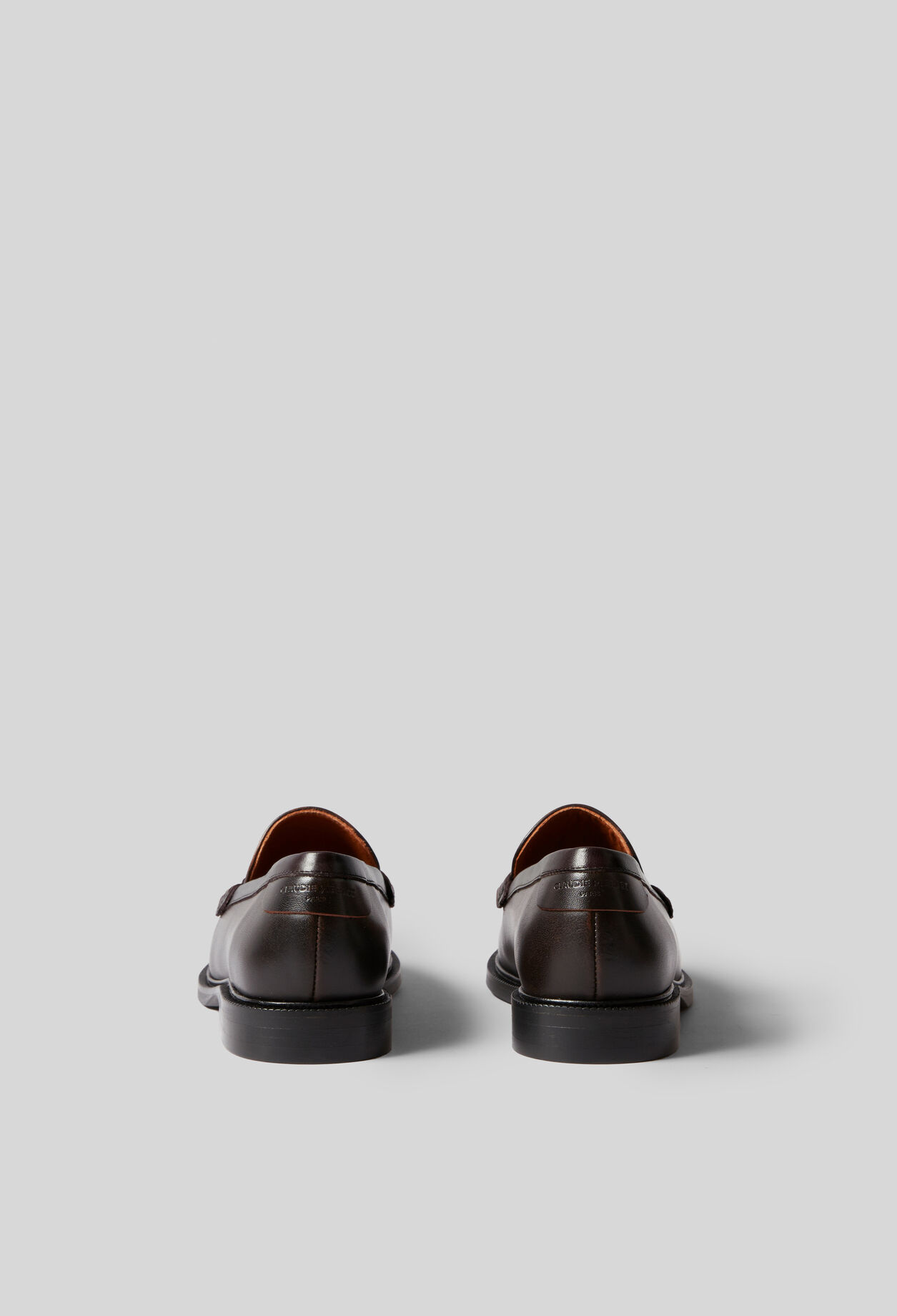 Mocassins cuir chocolat