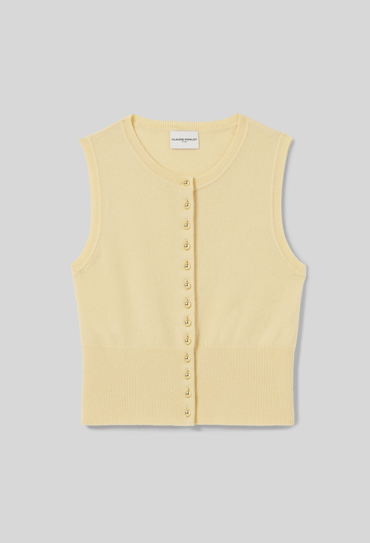 Button-Up Knitted Top