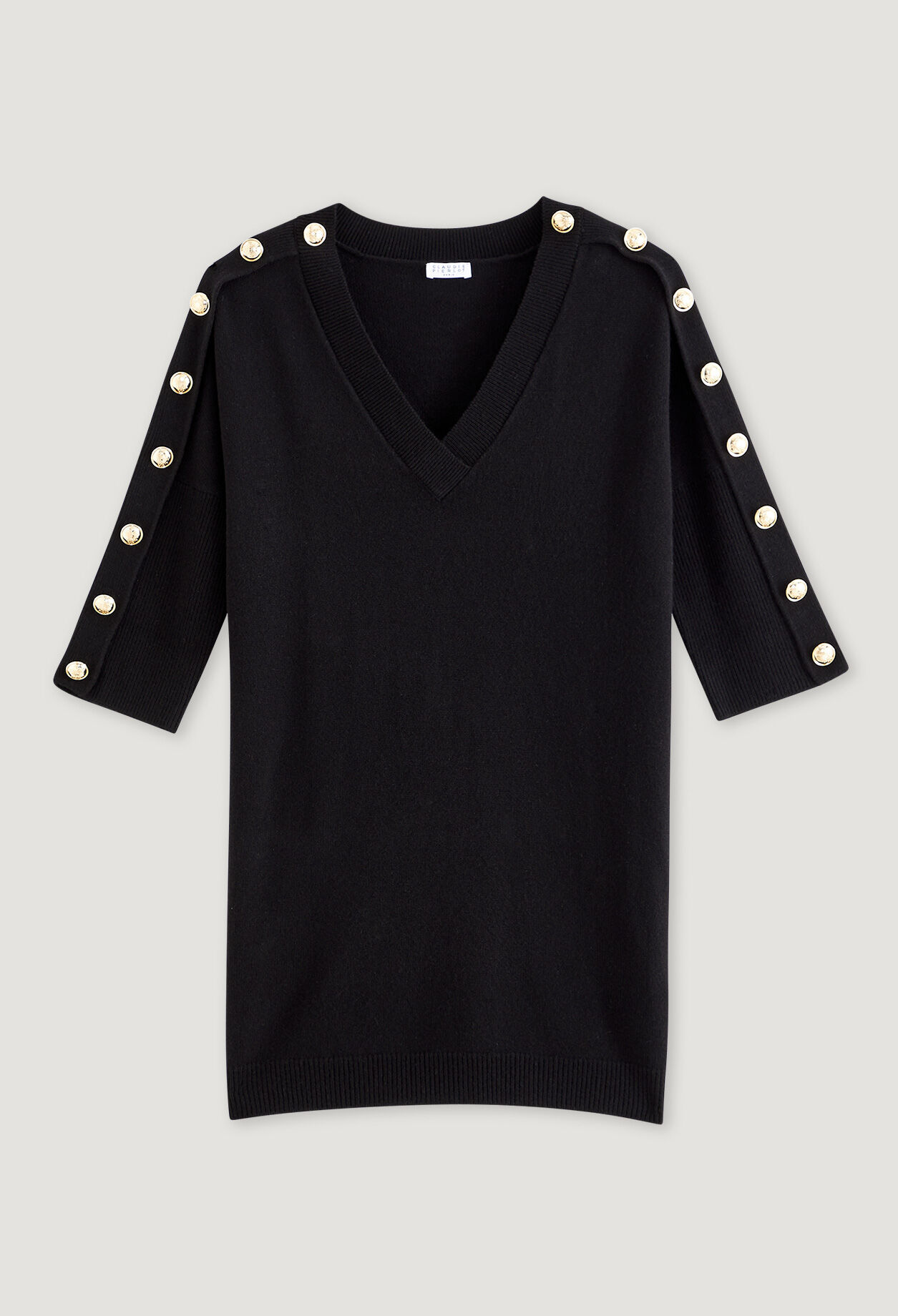 Black pullover dress