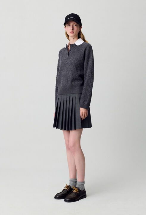 Pull col claudine