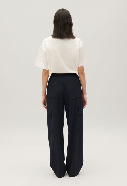 Pantalon cargo marine