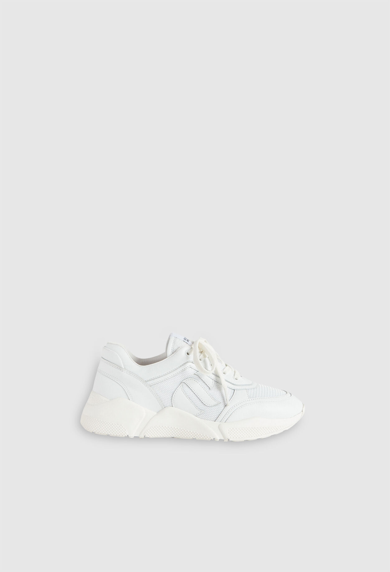 Sneakers blanches graphiques