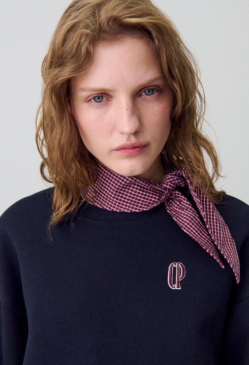 Sweatshirt col foulard