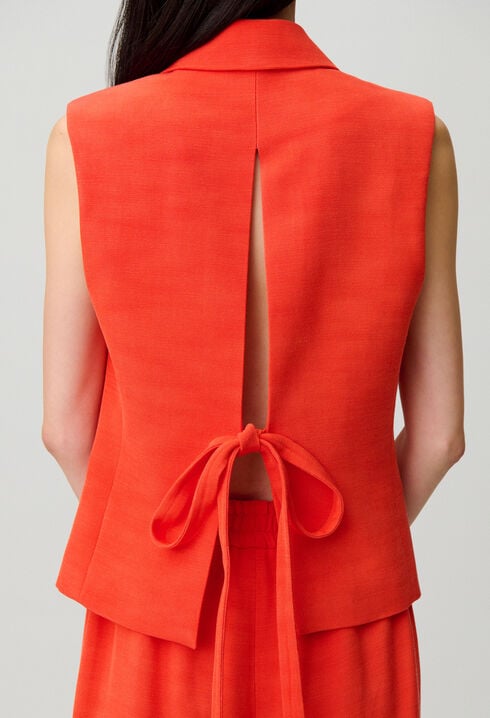 Veste tailleur sans manches