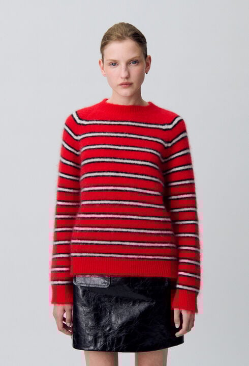 Jumper with Wide Stripes