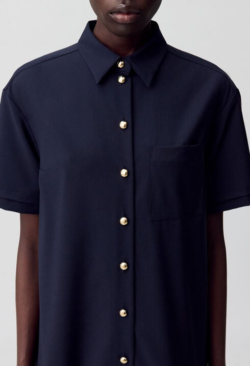 Robe courte chemise
