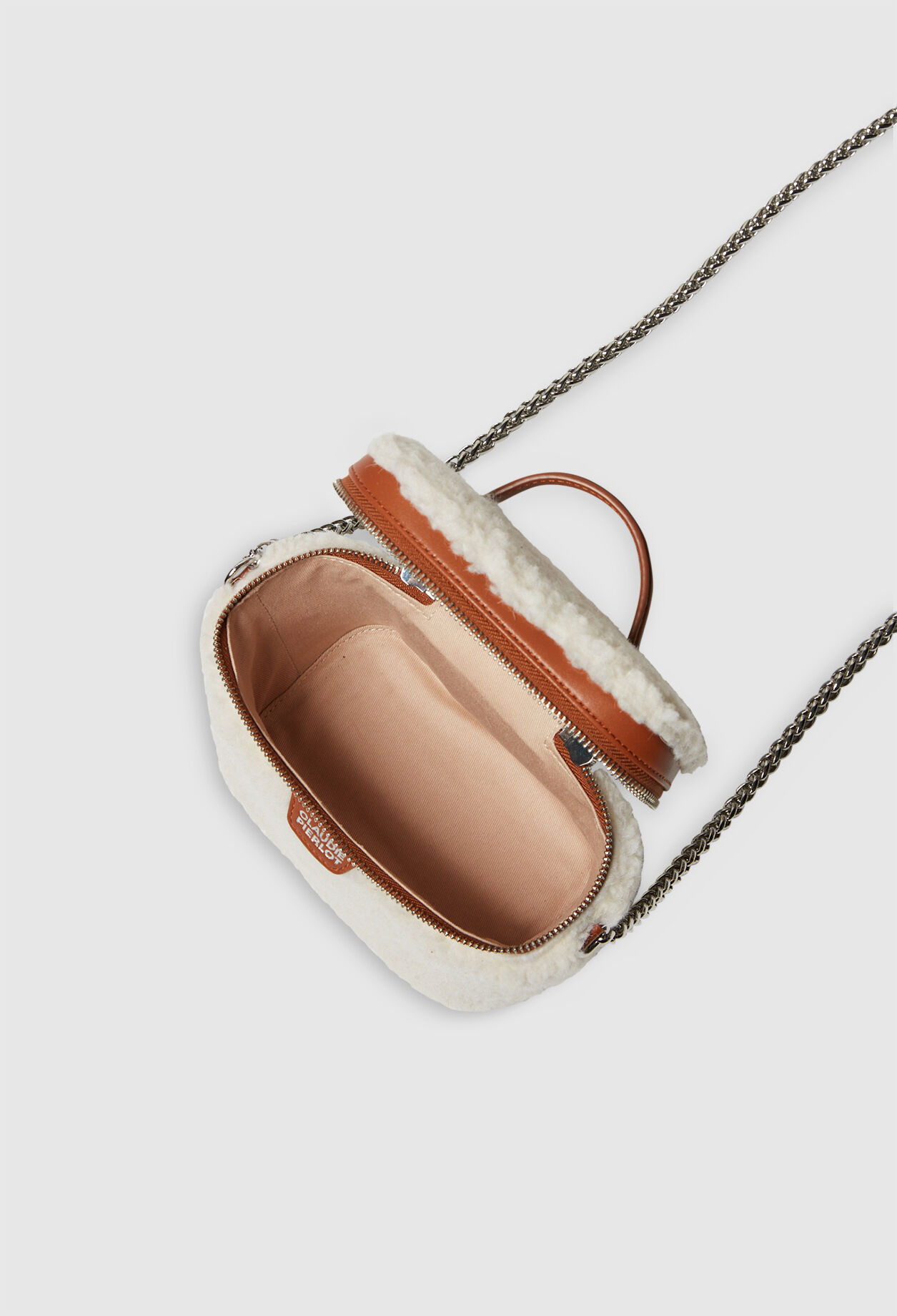 Sac Angela Vanity peau lainée