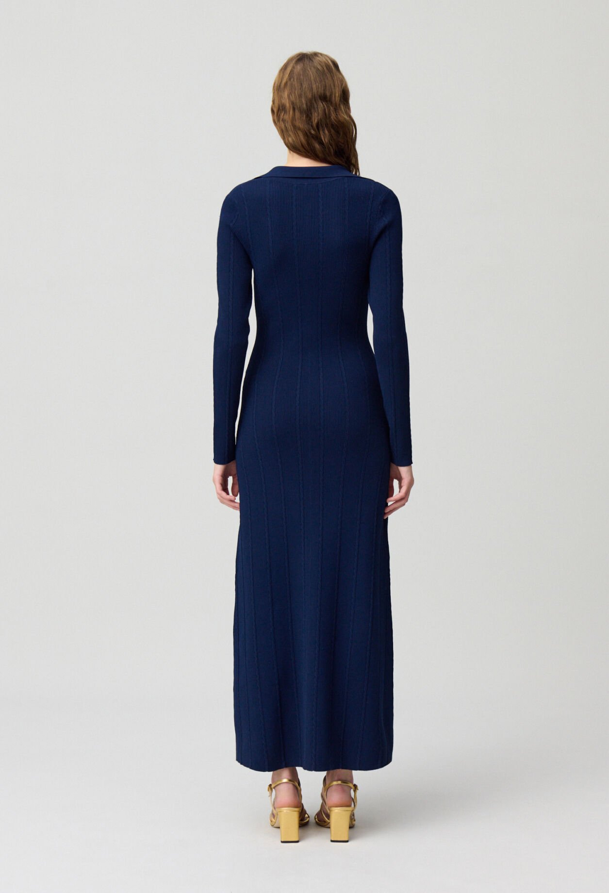 Mid-length knitted dress