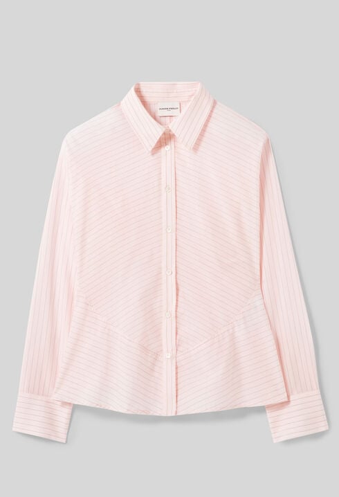 Chemise dos volant&eacute;