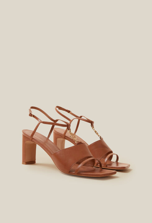 Sandales talon bijou CP