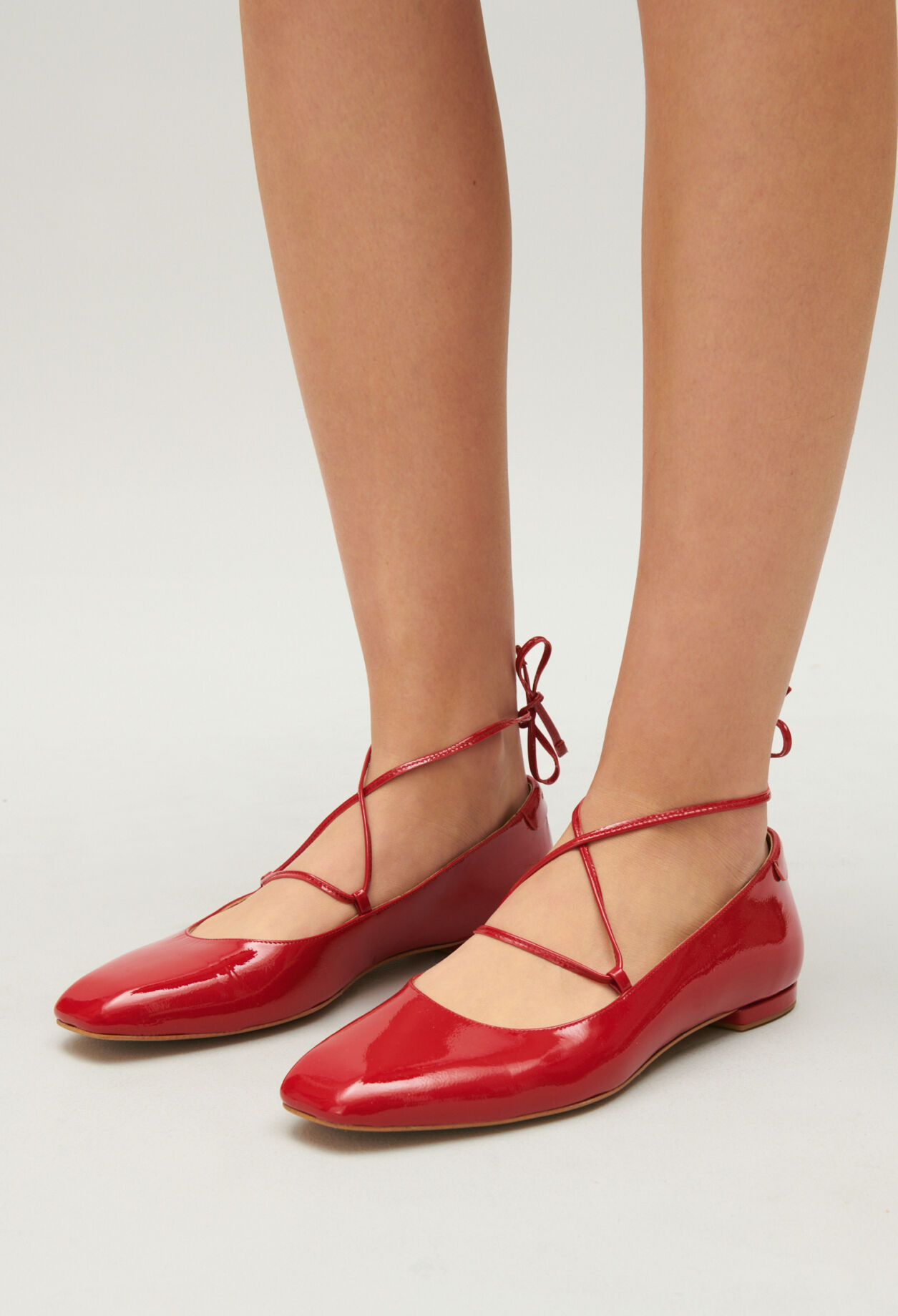 Ballerine cuir vernis