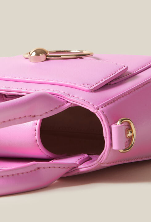 Mini sac Anouck cuir lisse chaîne