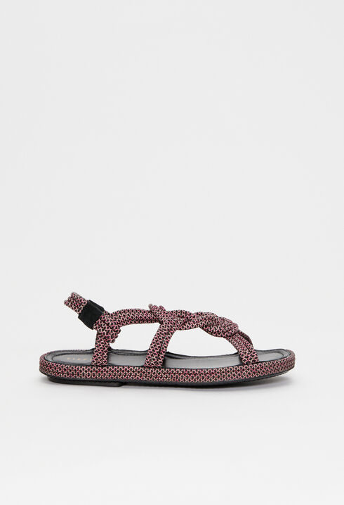 Flat strappy sandals