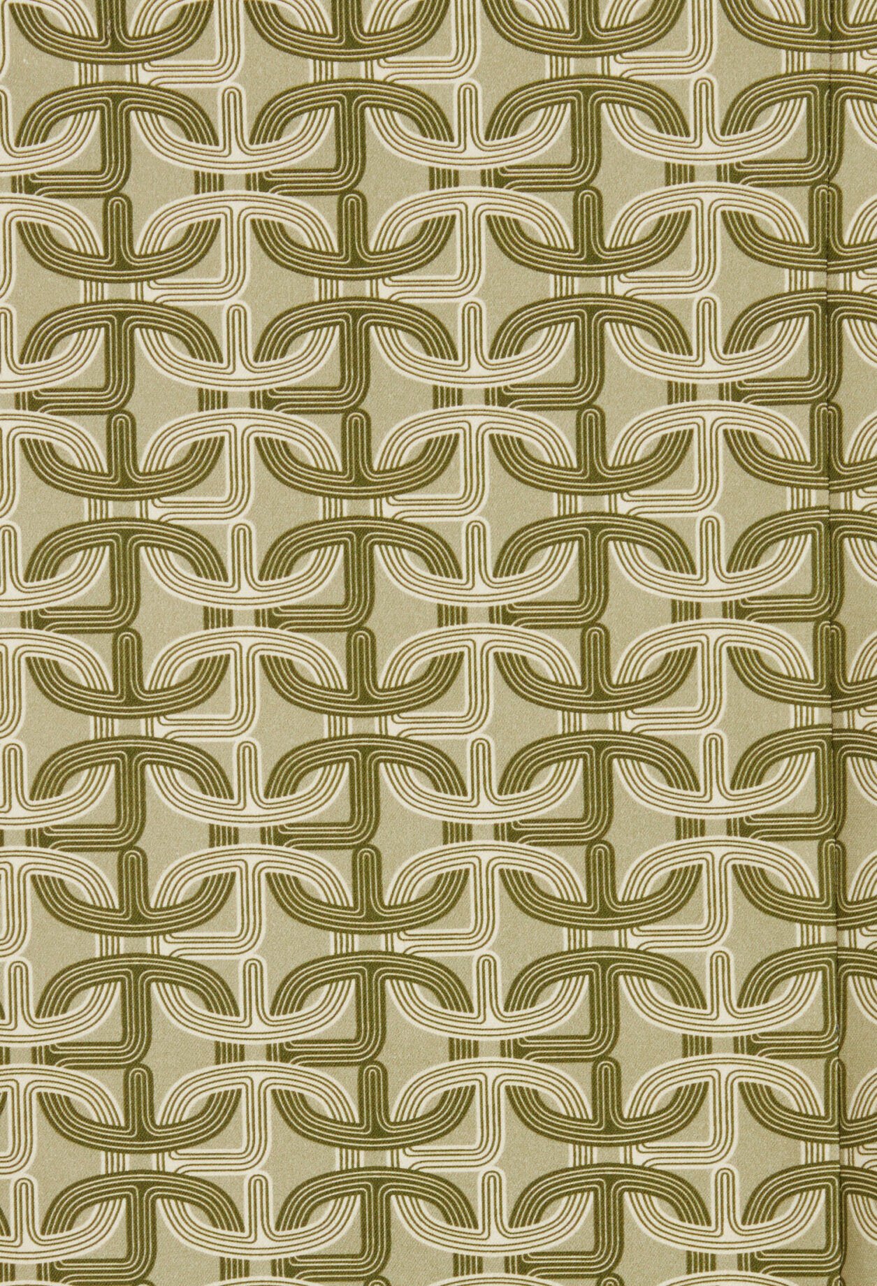 Short A-line skirt with monogram