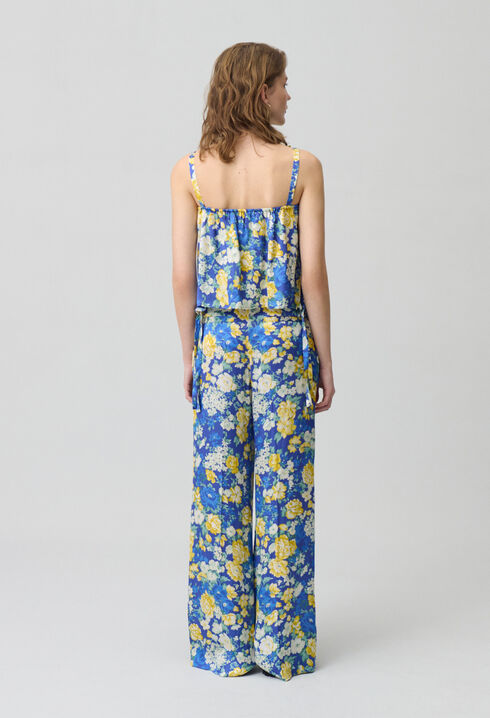 Printed Strappy Top